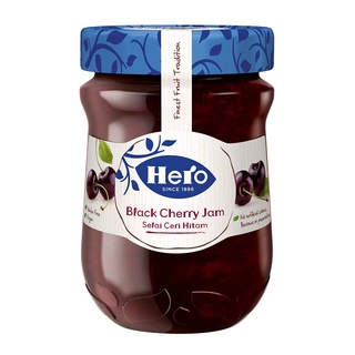 พร้อมส่ง! ฮีโร่ แยมแบล็คเชอร์รี่ 340 กรัม Hero Black Cherry Jam 340g