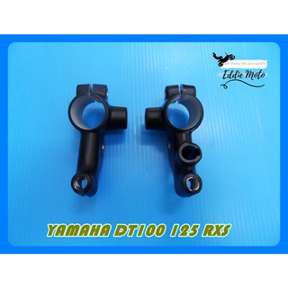 YAMAHA DT100 DT125 RXS MIRROR LEVER BRACKET LH&amp;RH "BLACK" SET  // หูจับกระจก ซ้าย-ขวา สีดำ สินค้าคุณภาพดี