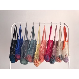 พร้อมส่ง!!! กระเป๋าตาข่าย mesh bag/ net bag