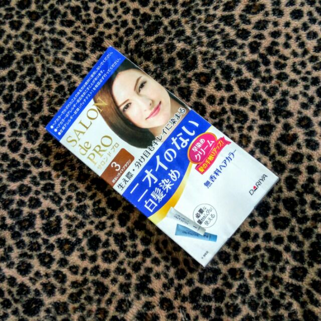 ยาย้อมผมจากญี่ปุ่น SALON de PRO สี เบอร์ 3 Bright Brown