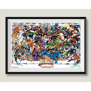 โปสเตอร์ SPIDER MAN AVENGERS ซุปเปอร์ฮีโร่ จาก MARVEL COMIC