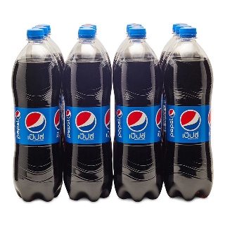 PEPSI COLA เป๊ปซี่ โคล่า ขนาด 1.26ลิตร ยกแพ็ค 12ขวด เครื่องดื่มน้ำอัดลม 1.26L