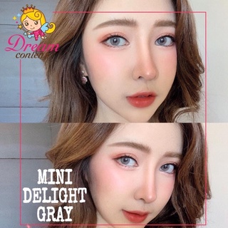 คอนแทคเลนส์ รุ่น MINI DELIGHT (GRAY)&gt;&gt;แบบสายตาสั้นและแฟชั่น