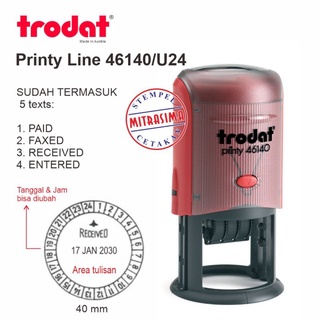 Trodat 46140/U24/L Date and Time stamp