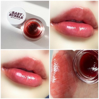 BABY BUBBLE FILLER LIP ลิปแก้ปากดำ สูตรอ่อนโยน เนื้อลิปหอมละมุน ทาแล้วปากฉ่ำวาวเหมือนสาวเกาหลี ริมฝีปากให้นุ่มชุ่มชื้น