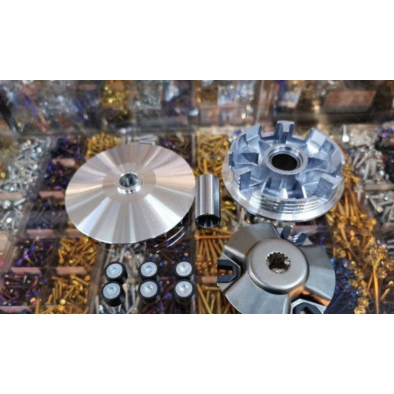 ชุดชาม Nouvo mx Nouvo my Mioตัวเก่า Mio2ตา  Fino 115 ชามแต่ง ชามสร้าง ครบชุดตามภาพ ขูดร่อง+ปรับองศา ชุดละ 1000 - รูปที่ 4