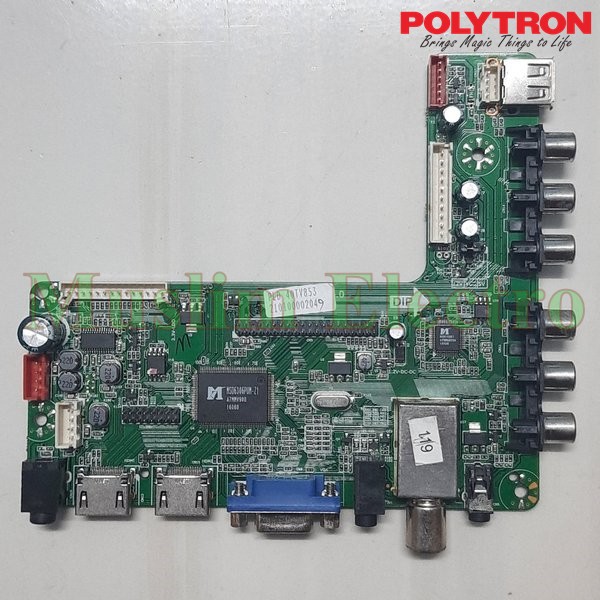 Polytron PLD 40TV853 LED TV เมนบอร์ด
