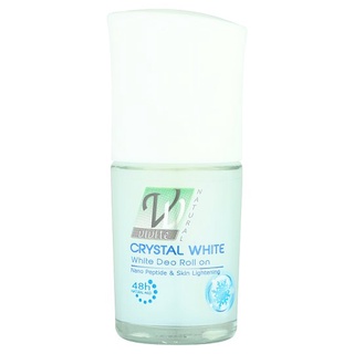 🔥The Best!! วีไวท์ คริสตัลไวท์ โรลออนไวท์เทนนิ่ง 25มล. Vivite Crystal White White Deo Roll on 25ml