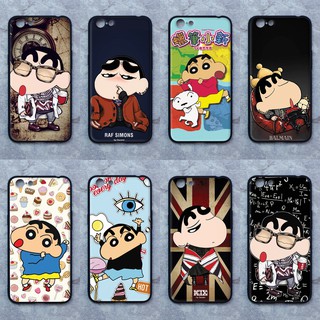 เคส Oppo  A71  ลายชินจัง  ขอบนิ่มหลังแข็ง เคสมือถือ เคสโทรศัพท์ Case