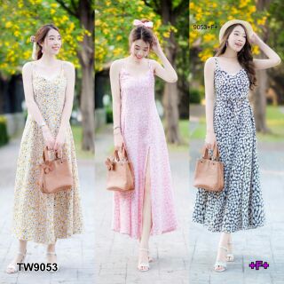 Maxi Dress แม็กซี่เดรสสายเดี่ยว