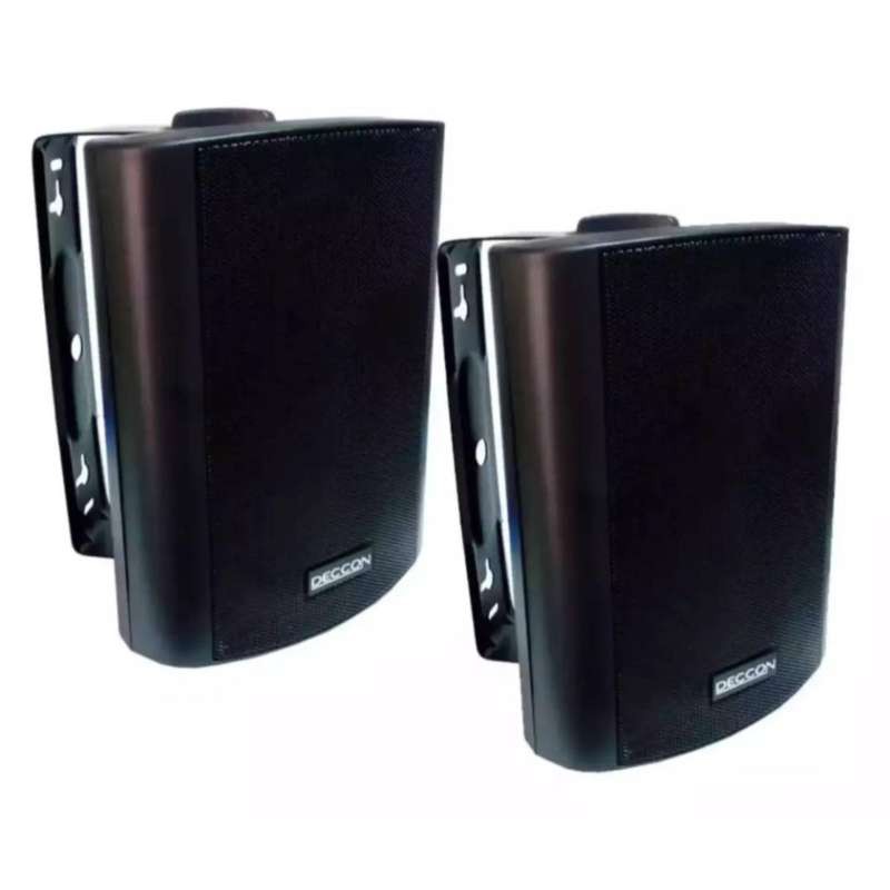 ﻿ตู้ลำโพงพร้อมขาติดผนัง 5 นิ้ว 500วัตต์ (แพ็ค2ตัว) รุ่น FT-105 (Black)