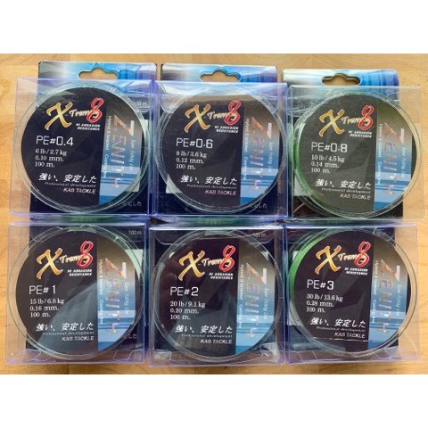 สายพีอี X8 ถัก8 Zenith X-Termely สายเอ็นตกปลา