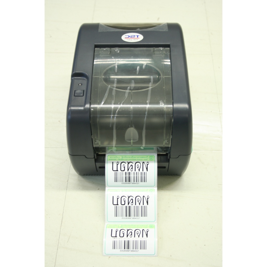 เครื่องพิมพ์สติ๊กเกอร์บาร์โค้TSC TTP-247 (มือสองนาฟ้า)