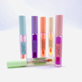 S895 เครื่องสําอางลิปสติก 6เบอร์ Sasimi magic LIP OLL ลิปกลอส ให้ความชุ่มชื้นติดทนนาน กลิ่นหอม ลิปแมท ลิปแมทจุ่ม S895