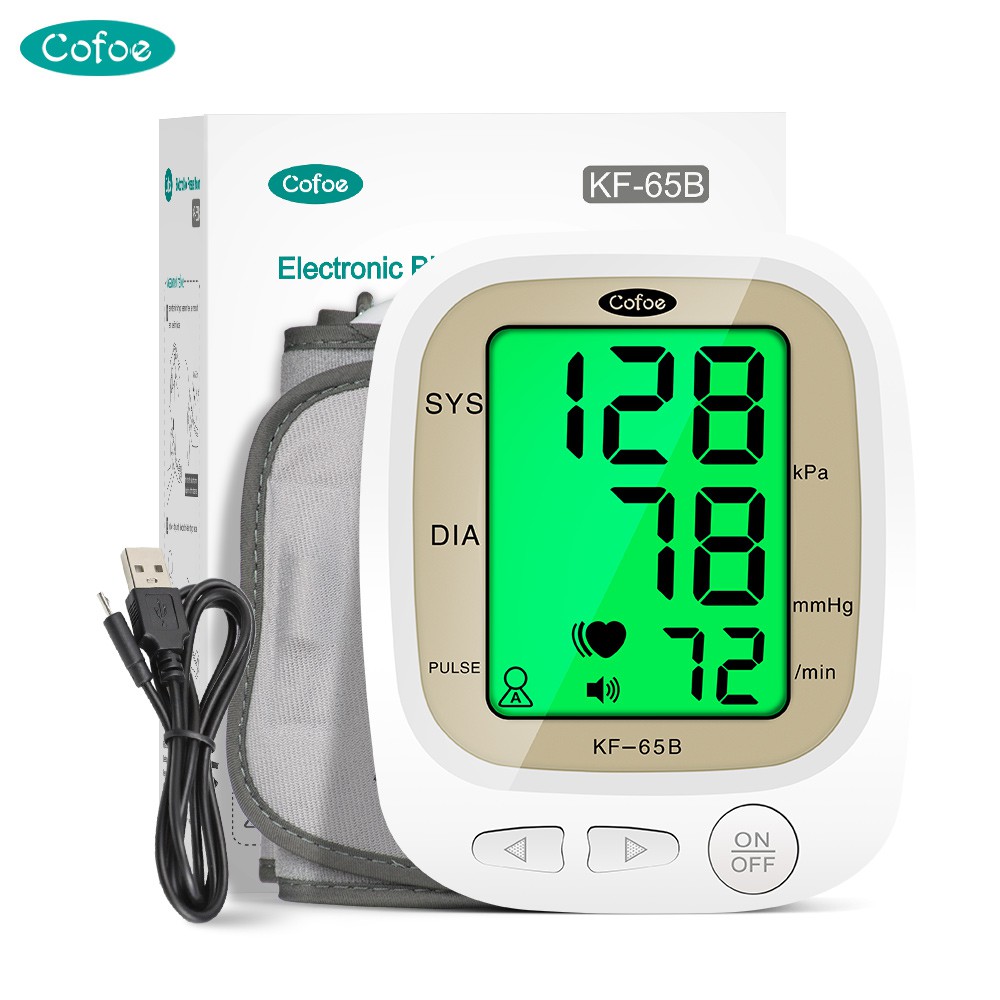 Cofoe Electronic Digital Automatic Arm Blood Pressure Monitor USB
