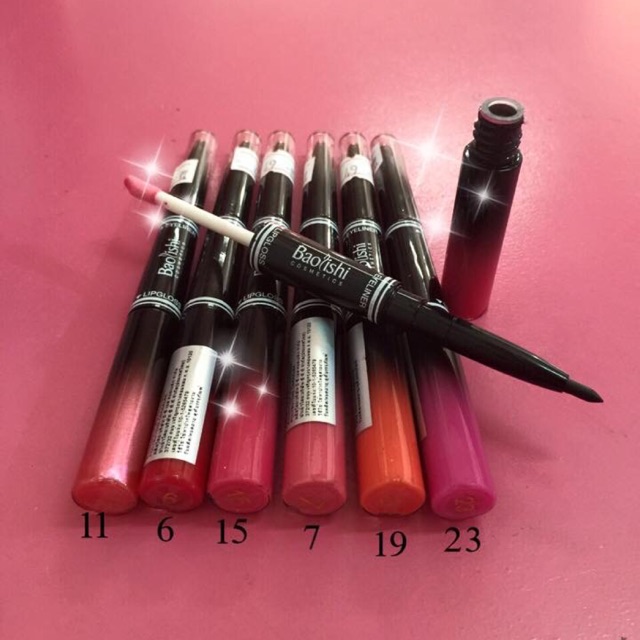 ลิปกลอส&อายไลเนอร์ 2in1