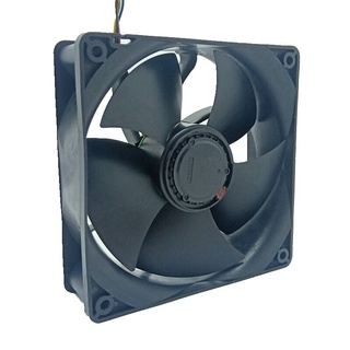 6000RPM 120mm 12cm PWM High Speed CFM Computer Cooling Fan,W12E12BS11B5-57 120X120X38 DC 12V 1.65A 4wire 4-Pin Dual Ball