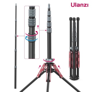 Ulanzi MT-49 ขาตั้งกล้องเซลฟี่ คาร์บอนไฟเบอร์ 194 ซม. สําหรับกล้องสตูดิโอ