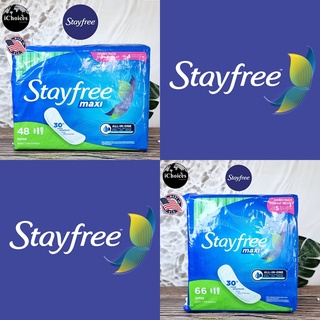 สเตย์ฟรี ผ้าอนามัย ไม่มีปีก สำหรับวันมามาก Stayfree™ Maxi Super 48 or 66 Pads Absorbency of Feminine Periods