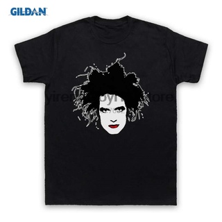 เสื้อยืดผ้าฝ้ายพิมพ์ลายขายดี เสื้อยืดคอกลม ผ้าฝ้าย 100% พิมพ์ลาย Robert Smith