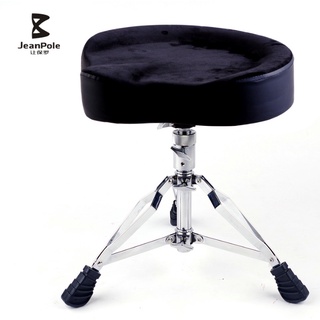 เก้าอี้กลอง อานม้า เบาะใหญ่ นั่งสบาย เบาะทรงสามเหลี่ยมอานม้า เก้าอี้  Drum chair McQueenรุ่นเก้าอี้กลองขาโลหะชุปโครเมียม