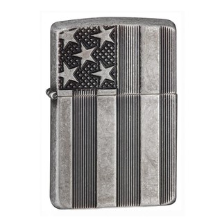 Zippo ไฟแช็กรุ่น 28974 Flag Armor ของแท้ รับประกันตลอดชีวิต นำเข้าและจำหน่ายโดยตัวแทนจำหน่าย