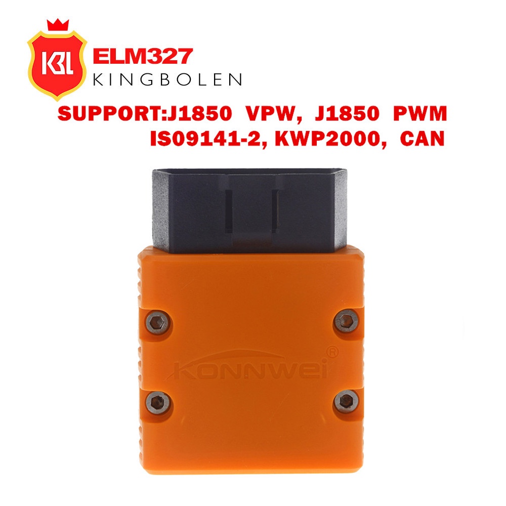 Konnwei KW902 ELM327 v1.5 BT PIC18F25K80 ชิป OBD2 Auto Diagnostic Scan เครื่องมือรองรับ 12V ดีเซลเบน
