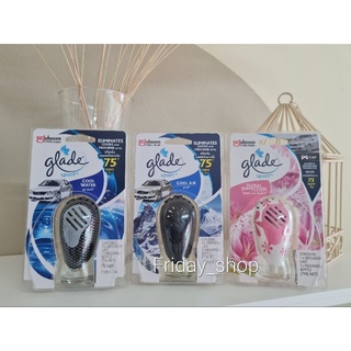 พร้อมส่งมีหลายกลิ่น ราคาถูกที่สุด!!!  glade sport น้ำหอมติดรถยนต์