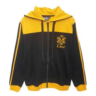 เสื้อแจ็คเก็ตมีฮู้ดการ์ตูนวันพีซ ลายลอว์ (Jacket Hood OP Law)