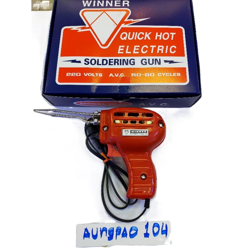 ของแท้ ใหม่ ขายดี ล่าสุด 2022หัวแร้งบัดกรี หัวแร้งเชื่อมสายไฟ หัวแร้งWINNER หัวแร้งบัดกรีทำความร้อนไ