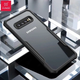 (( พร้อมส่ง)) เคสXUNDDแท้💯% SAMSUNG S10 /S10 plus S8plus เคสแบบกันกระแทกหลังใส ขอบข้างนิ่มสีด