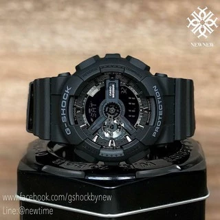นาฬิกา G-SHOCK CASIO รุ่น GA-110-1B ของแท้ประกัน cmg รับประกันศูนย์ 1 ปี GA110แบล็คฮอค BLACKHAWK