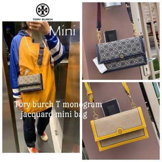 งานช้อป 💕 Tory burch t monogram jacquard mini bag คอลเลคชั่น T Monogram งานช้อป