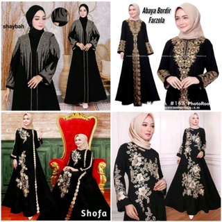 0abaya ชุดเดรส ปักลาย HAWA DRESS MUSLIM FASHION MUSLIM ABAYA TURKEY ABAYA สีดํา ABAYA DUBAI ABAYA