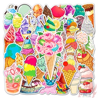 ❉ Ice Cream Series 02 - Enjoy Cool Summer Time สติ๊กเกอร์ ❉ 50Pcs/Set DIY Fashion Luggage Laptop Skateboard Decals Doodle สติ๊กเกอร์