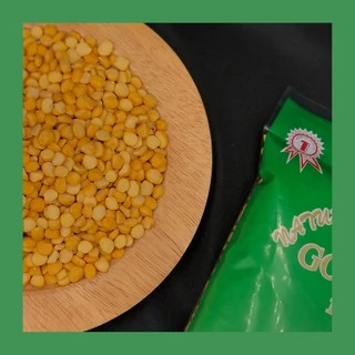 ถั่วลูกไก่สีน้ำตาลผ่าซีก ช้างซีก ถั่วจานา 500 กรัม Chana dal 500g