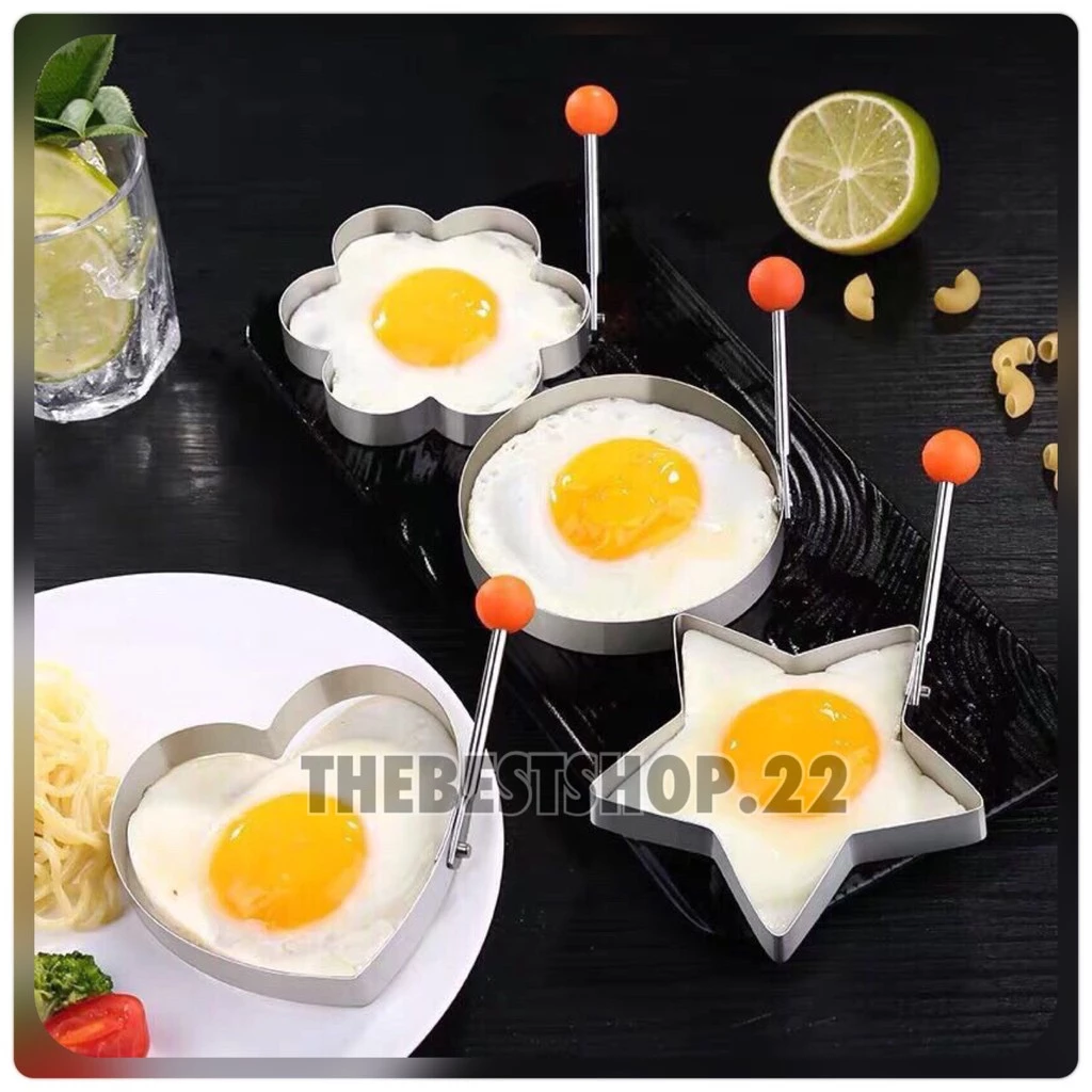 🍳แม่พิมพ์ทอดไข่ เเพนเค้ก แบบสแตนเลส แม่พิมพ์ครัวทำอาหาร ไข่ดาว ไข่เจียว🍳 #B-0039