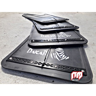 บังโคลนรถยนต์ Dakar Mud flaps Black Plate.