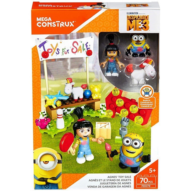Mega Bloks Minions Despicable Me 3 Human Figure มินเนี่ยน บล๊อกต่อ รุ่น FDX78