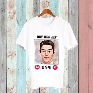 เสื้อยืดดารา เสื้อยืด Fanmade เสื้อแฟนเมด เสื้อยืดคำพูด เสื้อแฟนคลับ ศิลปินเกาหลี FCB40-29 คิมอูบิน Kim Woo Bin