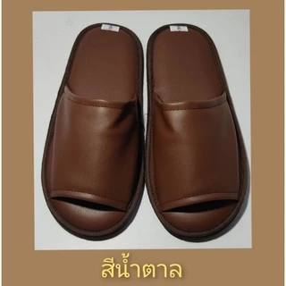 รองเท้าสวมใส่ในอาคาร(ผ้าหนังPVCเกรดpremium)มี2ขนาดให้เลือก M,L