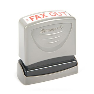 ตรายางหมึกในตัว FAX OUT เอ็กซ์สแตมเปอร์ 1348/Self-inking rubber stamp FAX OUT Xstamper 1348