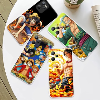 เคสโทรศัพท์ซิลิโคน TPU แบบนิ่ม ลายการ์ตูนวันพีช สําหรับ Realme C35