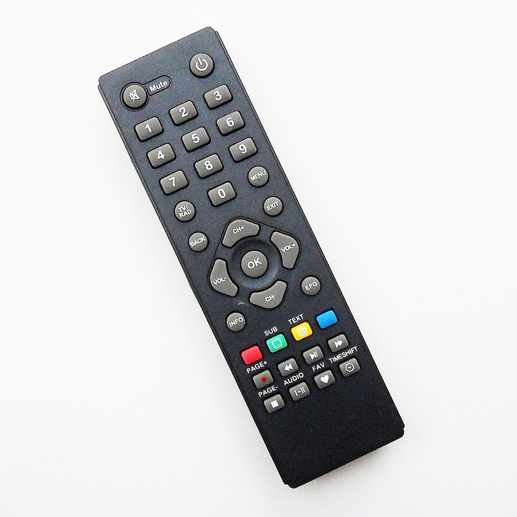รีโมทใช้กับกล่องดิจิตอลทีวี ลีโอเทค รุ่น EB-101 , Remote for LEOTECH Digital TV Set Top Box