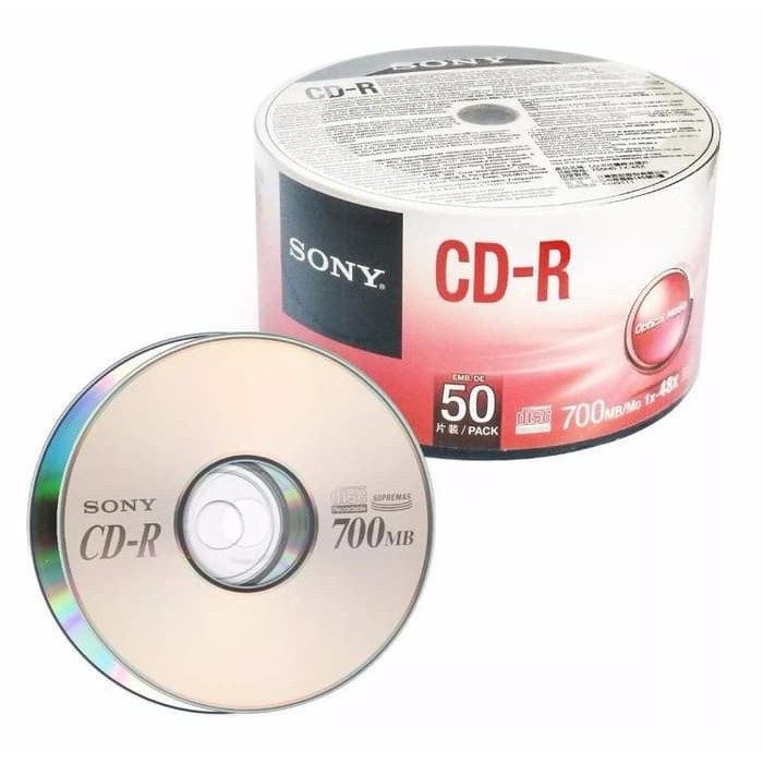 CD-R Sony cdr เปล่า 700MB cd RETAIL UNIT