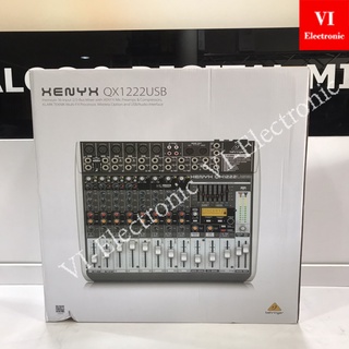 Behringer XENYX QX1222 USB มิกเซอร์แบบอนาล็อค 16-Input 2/2-Bus