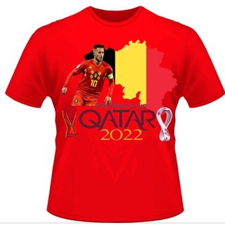 คอลูกเรือเสื้อยืดลําลอง พิมพ์ลาย FIFA WOLRD CUP QATAR 2022 DENMARK สําหรับผู้ชาย S-5XL