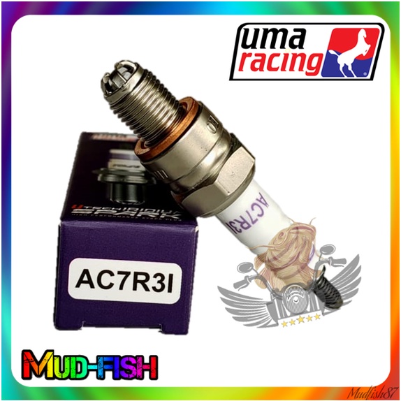 UMA RACING IRIDIUM SPARK PLUG สําหรับ HONDA EX5, DREAM YAMAHA SRL SRL115 LADENDA, SYM BONUS, MODENAS