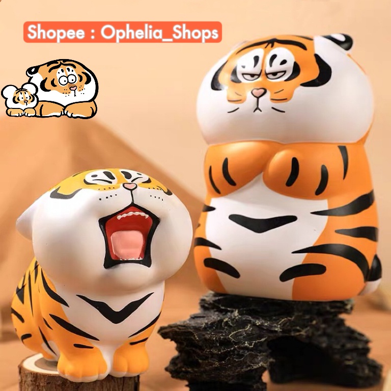 [พร้อมส่ง] Squishy Panghu Fat Tiger ลิขสิทธิ์แท้ 🦁 เสืออ้วน Doll Designer Toy เสือ ของสะสม ของขวัญ