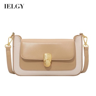 IELGY Womens Contrast Color Small Square Bag High-quality Fashion Temperament One-shoulder Underarm Bag